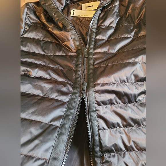 Jeans by Buffalo Full Zip Puffer Coat. Men's Size XL Black - Picture 3 of 11